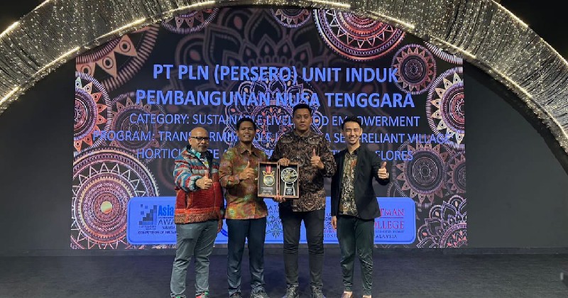 PLN UIP Nusra Raih Penghargaan Asian Impact Awards 2025 Lewat Program Hortikultura dan Transisi Energi di Flores
