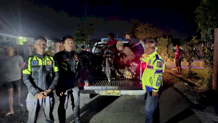 Satlantas Polres Manggarai Ringkus Empat Remaja Terlibat Balap Liar