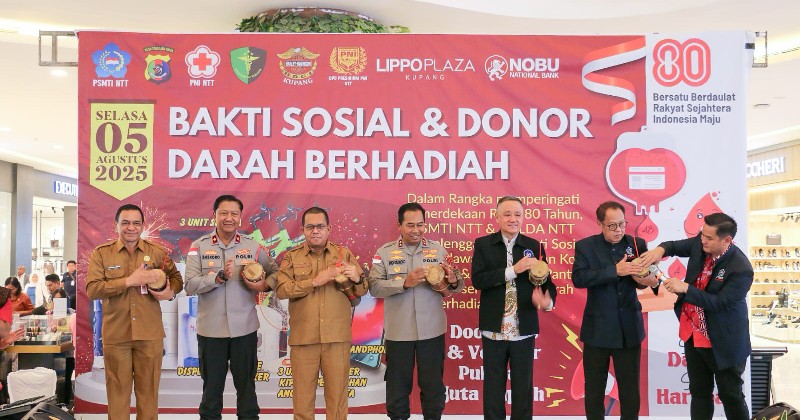 Gubernur NTT Apresiasi Bakti Sosial dan Donor Darah PSMTI NTT