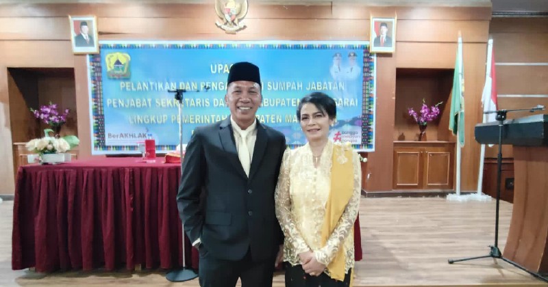 Hery Nabit Lantik Lambertus Paput sebagai Penjabat Sekda Manggarai